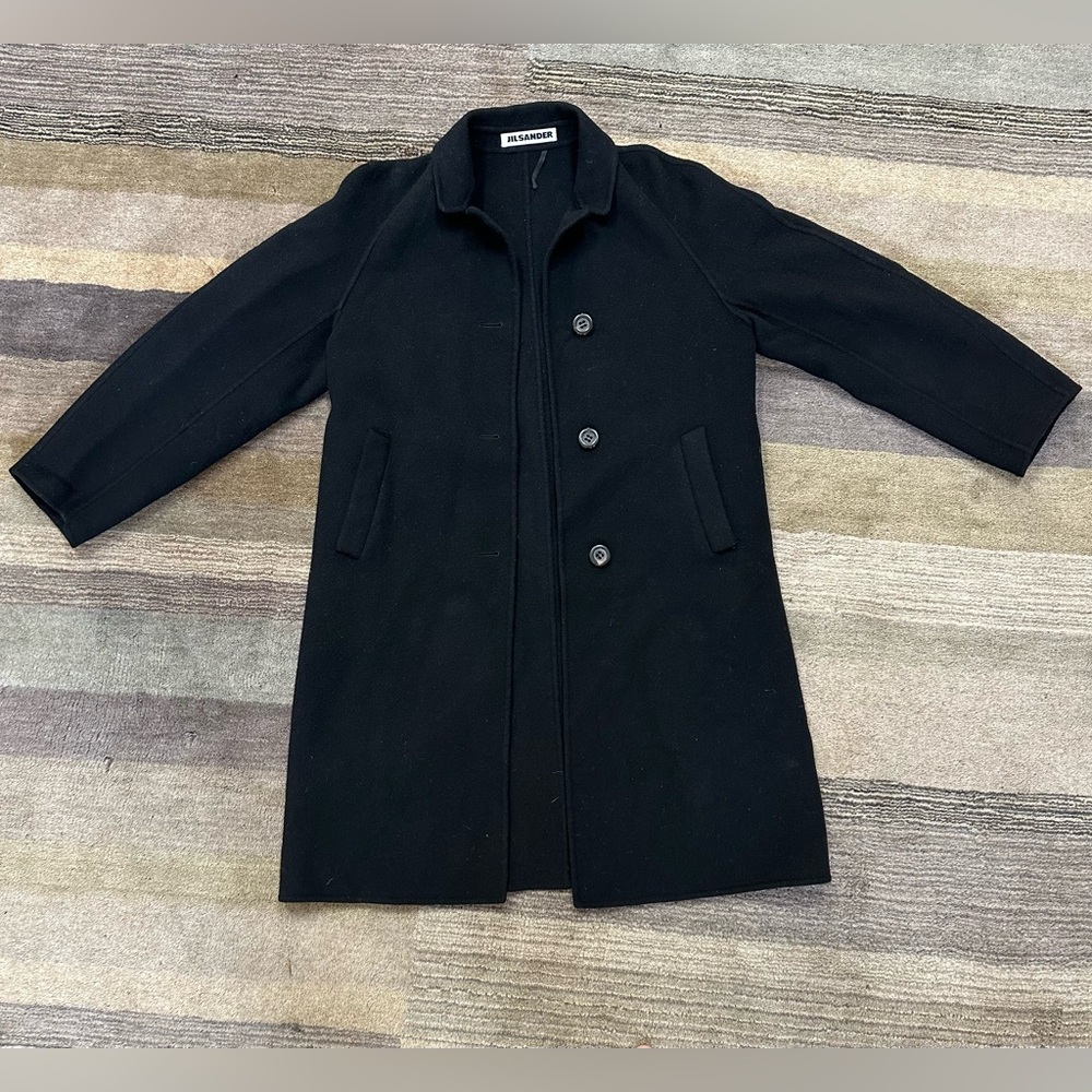 Vintage Jil Sander Women’s Fleece Wool Coat
